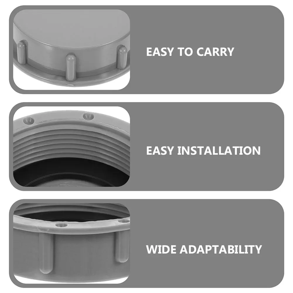 

4pcs Drainage Protective 45mm 56mm Pipe Seal Covers Kitchen Sink Waste Processor Blanking Caps Household Plug Caps