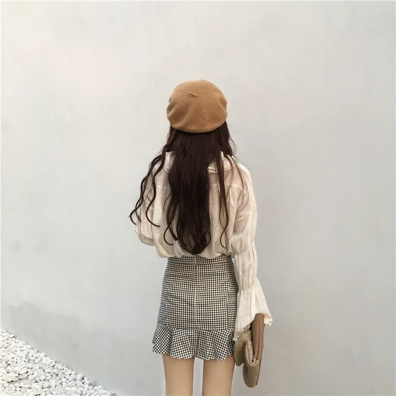 Midi High Waist Female Skirts A Line Women's Skirt Vintage Premium Clothing Sales New In Streetwear Summer 2024 Trend Casual V