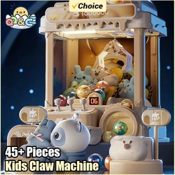 Children's Claw Vending Machine Mini Doll Claw Arcade Space Game DIY Prizes Candy Vending Crane Doll Machines Kids Gifts