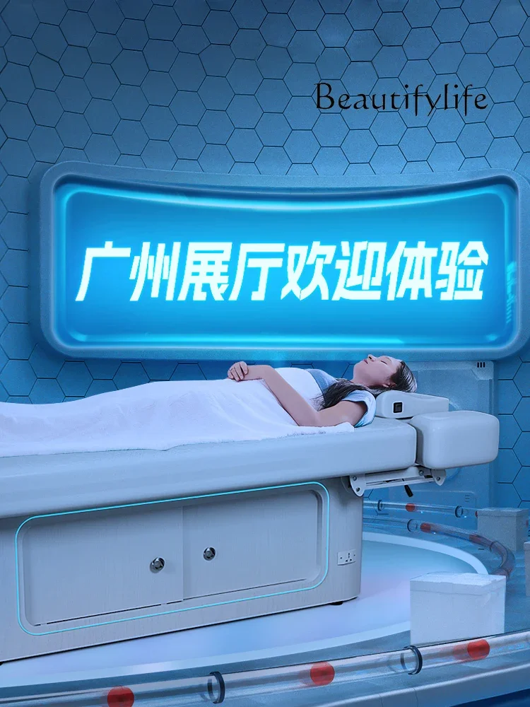 A Automati Bed Electric Skin Management Face Washing Bed Special Constant Temperature Latex Eyelash Bed For Beauty Salons
