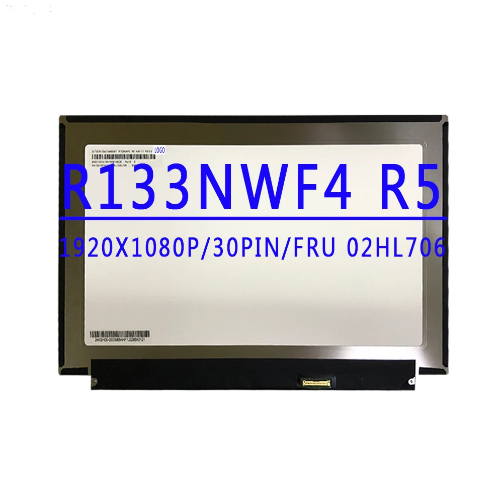 R133NWF4 R5 FRU 02HL714 5D10W87108 13.3 inch 1920X1080IPS FHD 40PINS EDP 71% NTSC 60HZ Touch LCD Screen For Lenovo ThinkPad X390