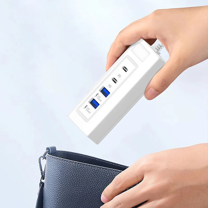 Adaptateur répartiteur de câble USB, 4 ports, type C, charge PD, S6, 5V, 25W, convertisseur d'extension d'alimentation pour téléphone et tablette