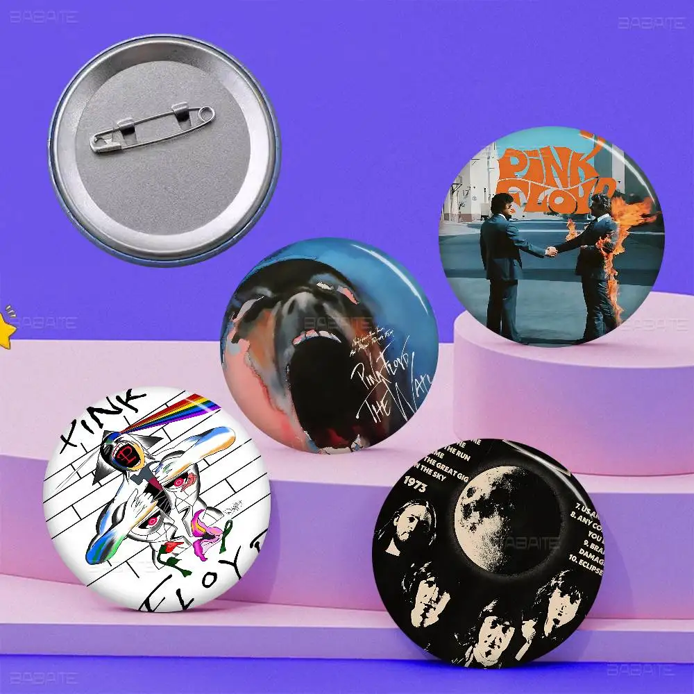 Rock Band P-PinK F-Floyd Anime Button Pin Handmade Brooch For Clothes Badge Backpack Decoration Jewelry Accessories