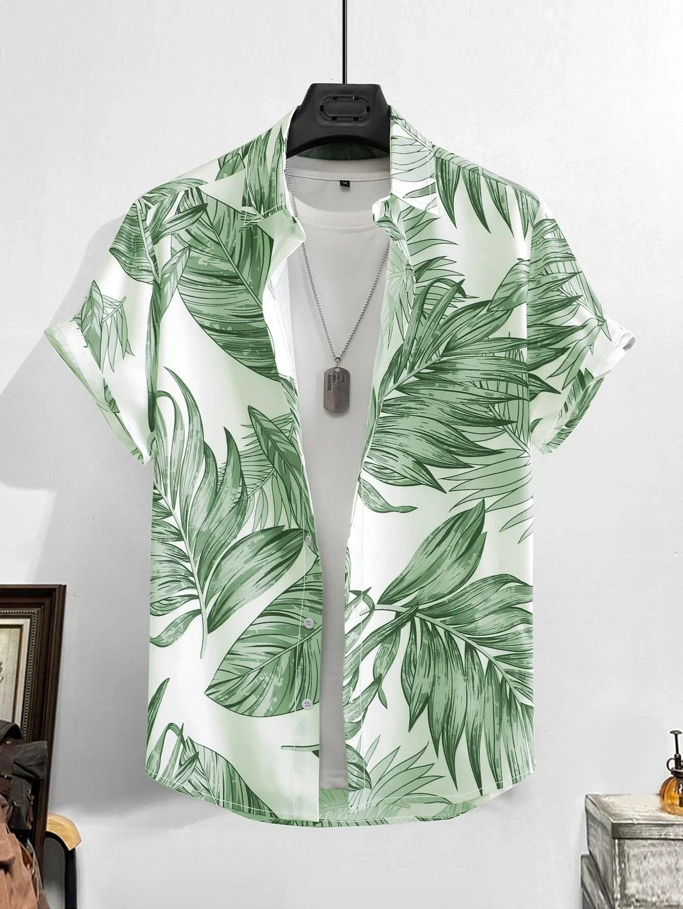 Hawaiian Shirt Man Print Thin Beach