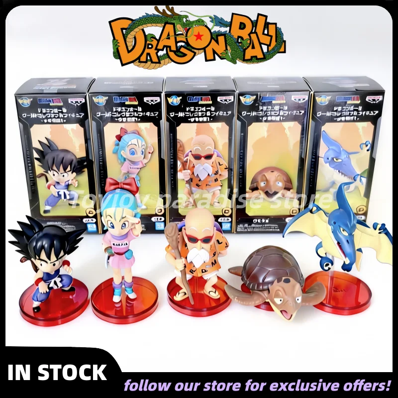 En Stock, Dragon Ball Z Wcf Childhood Vol.1, Figura Coleccionable Banpresto del Niño Son Goku, Figura de Acción de PVC, Colección de Anime