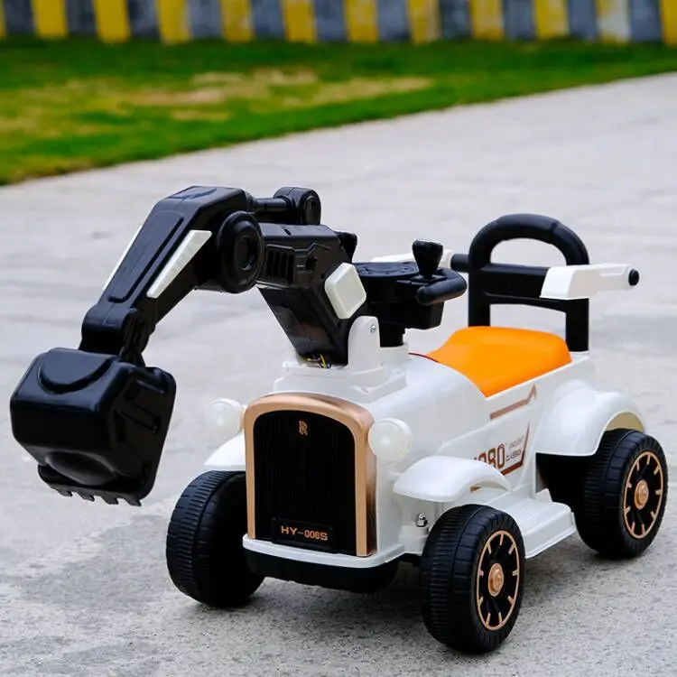 Kind bagger spielzeug auto mädchen junge elektrische engineering auto kann sitzen große fernbedienung haken maschine baby bagger fahrt auf spielzeug