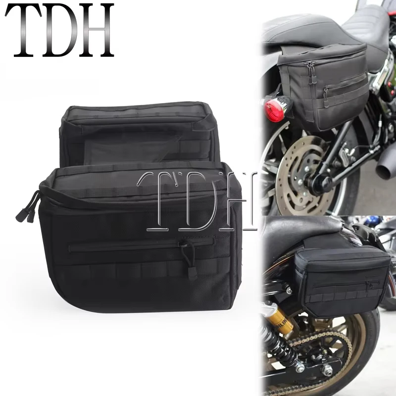 

Motorcycle Saddlebag Luggage Bag For Harley Sportster Dyna Softail XL 883 1200 Street Bob Low Rider FXD FXBB Travel Saddle Bags