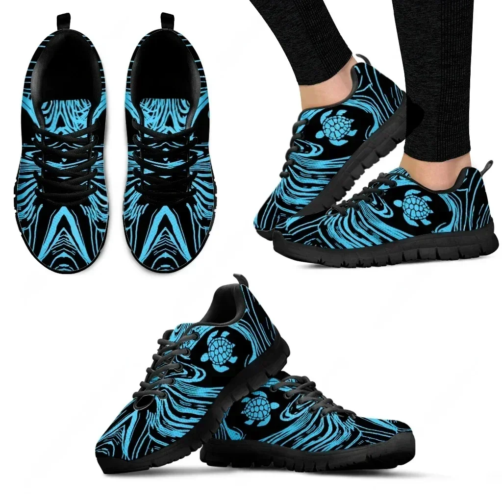 

Polynesian Women's Shoes Polynesian Turtle Designer Comfortable Breathable Casual Sneakers Fashion Lace Up Shoes