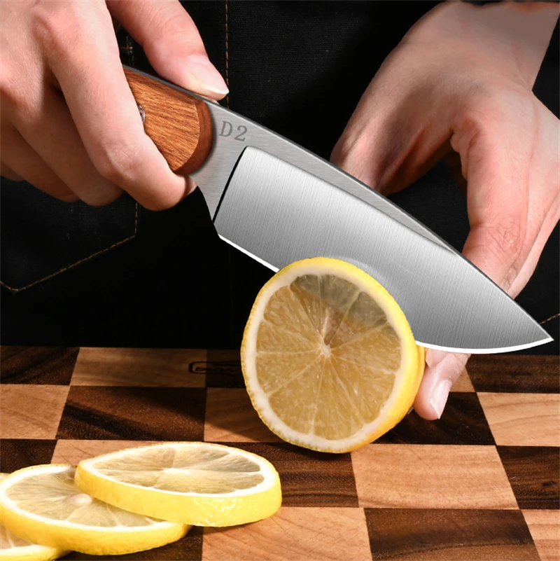 PLYS 4PCS Fruit Knife Set Chef knife Forged Kitchen Knife Sharp Household Suitable for Cutting Meat and Vegetables Kitchen Tool