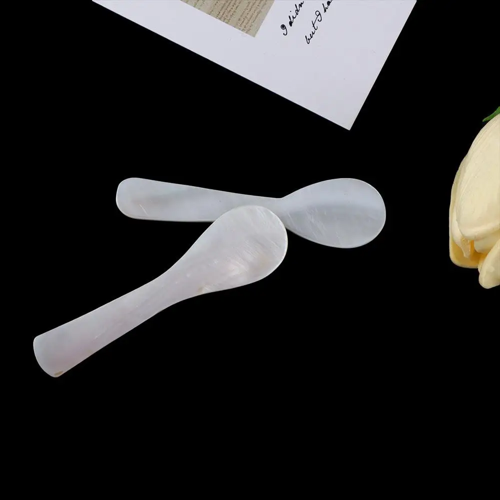 Ice Cream Natural Shell Teaspoon Stirring Tool Coffee Scoop Caviar Spoons