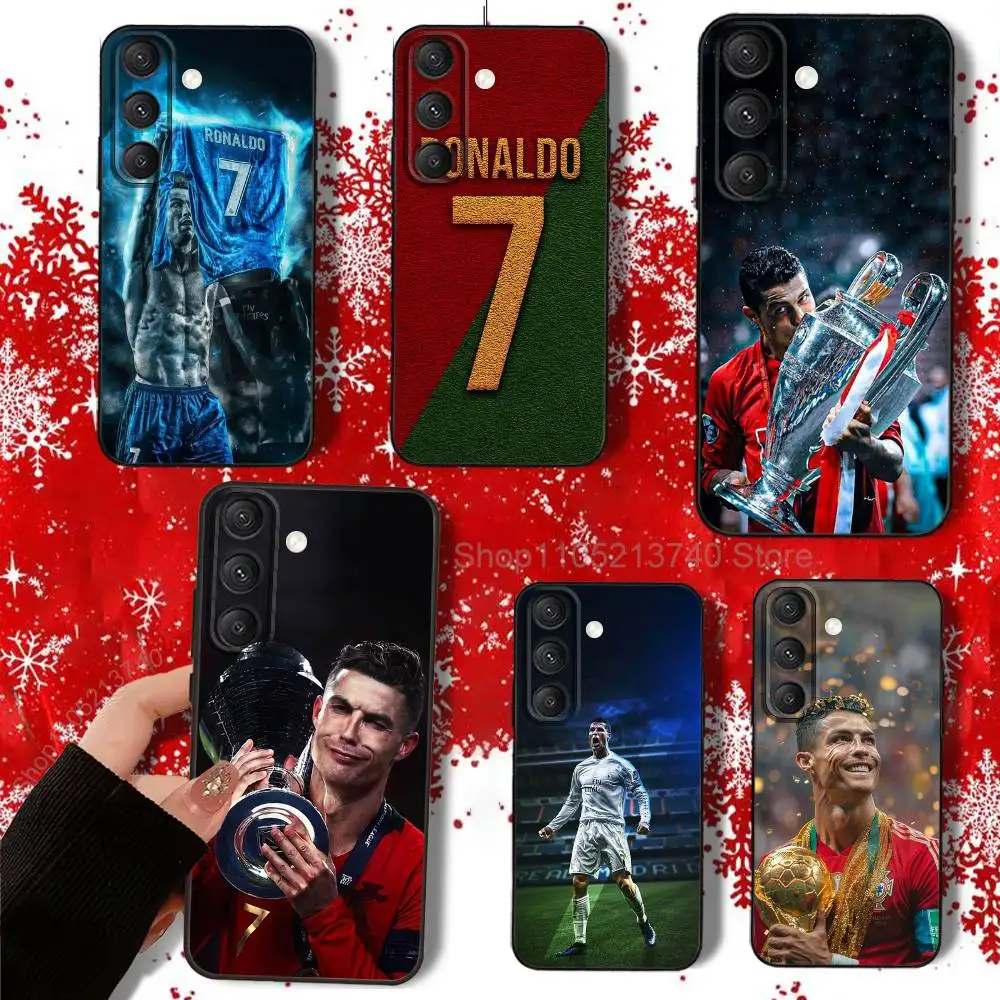 

R-RonaldoS C-CR7S FootballD Phone Case For Samsung S22,S24,S25,S23,S20,S30,S21,Ultra,Plus,5G,Fe,Lite shockproof durable Cover