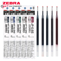 10pcs Japan ZEBRA Gel Pen Refills JF-0.5 Color Retro SARASA Large Capacity Press 0.5mm for JJ15 / JJ55 / JJ56 School Stationery