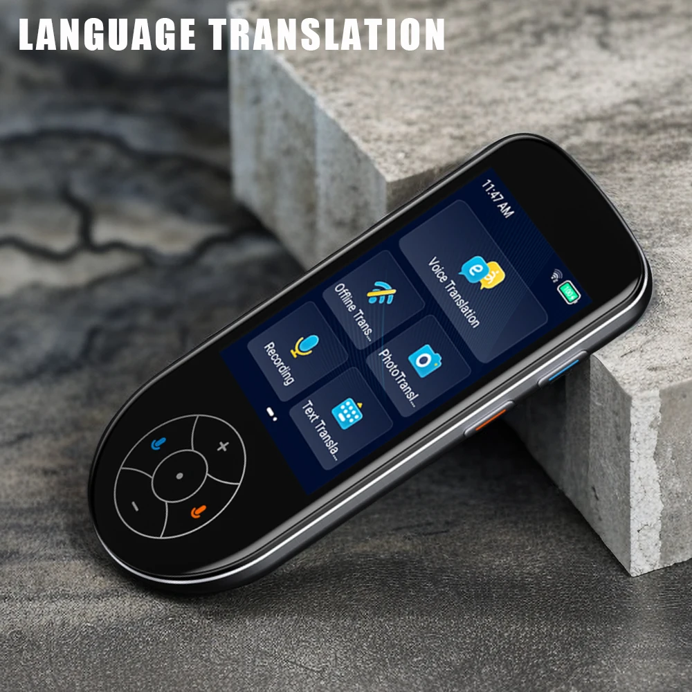 أحدث مترجم صوت فوري V600 مترجم لغة محمول في الوقت الحقيقي يدعم 16 لغة غير متصلة بالإنترنت