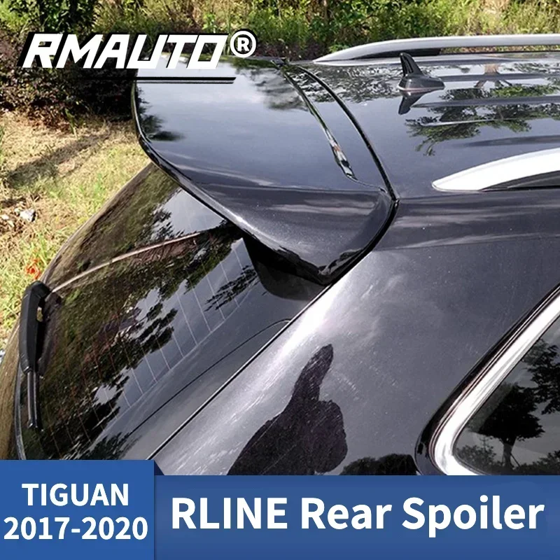 

RMAUTO Car Rline Rear Window Spoiler Wing Diffuser Glossy Black For Volkswagen VW TIGUAN L 2017-2020 Rear Wing Spoiler Body Kit