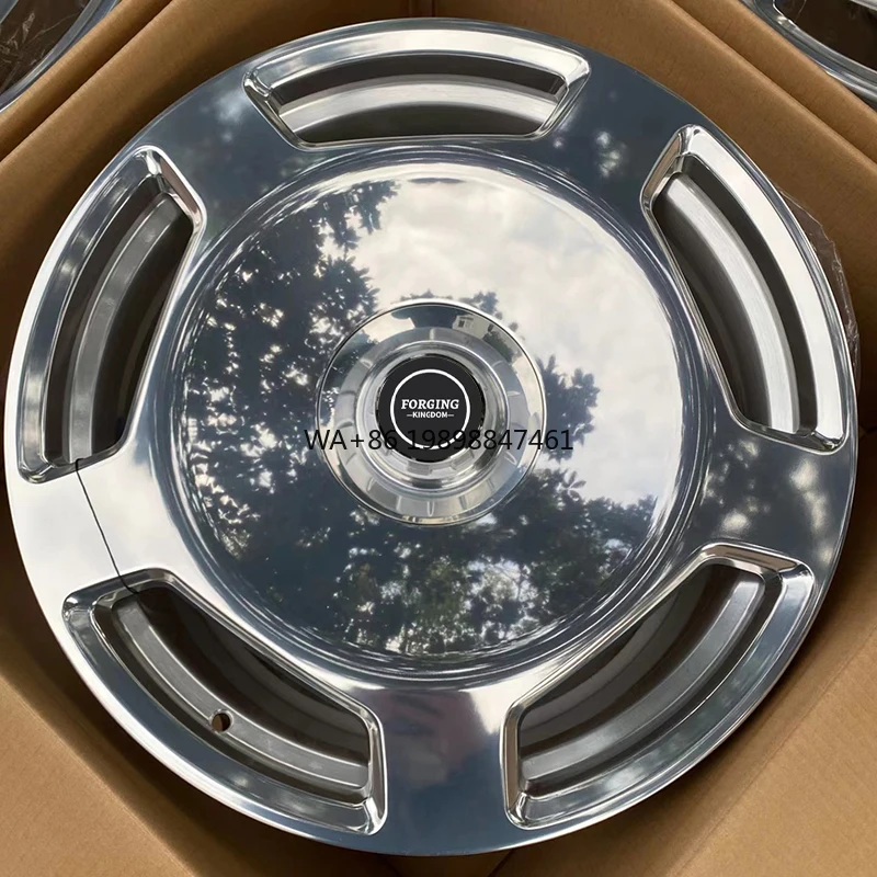 

Custom 19 20 21 22 Inches Aluminum Alloy Forged Wheel Hub Fine Polishing 5*112 43mm 34mm Custom Forged New Condition 25mm 98mm