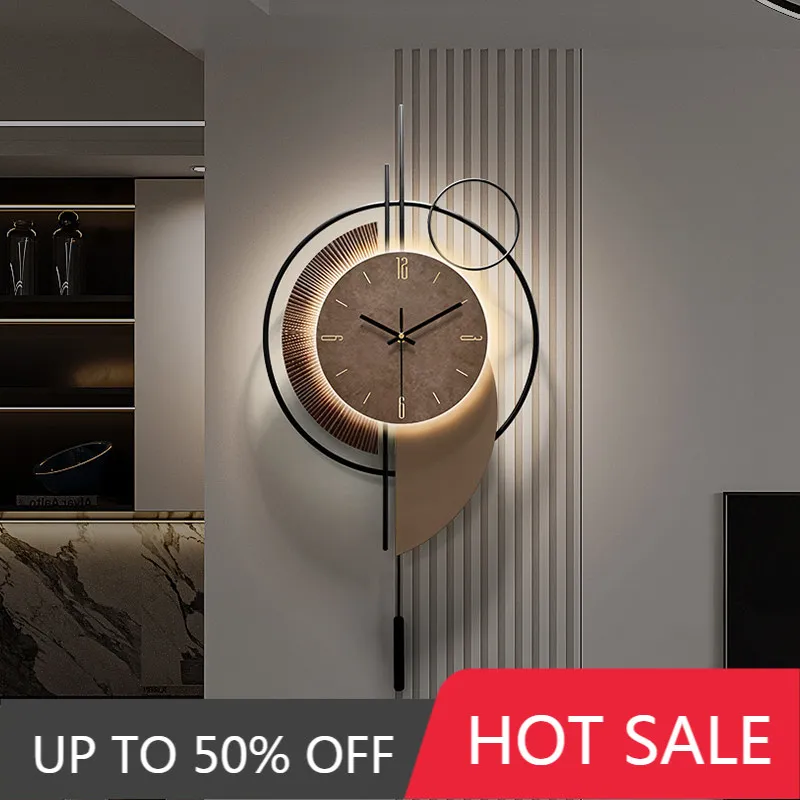 Living Room Metal Elegant Wall Clook Industerial Noiseless Wall Clook Beautiful Minimlist Relogio De Parede Bedroom Decoration