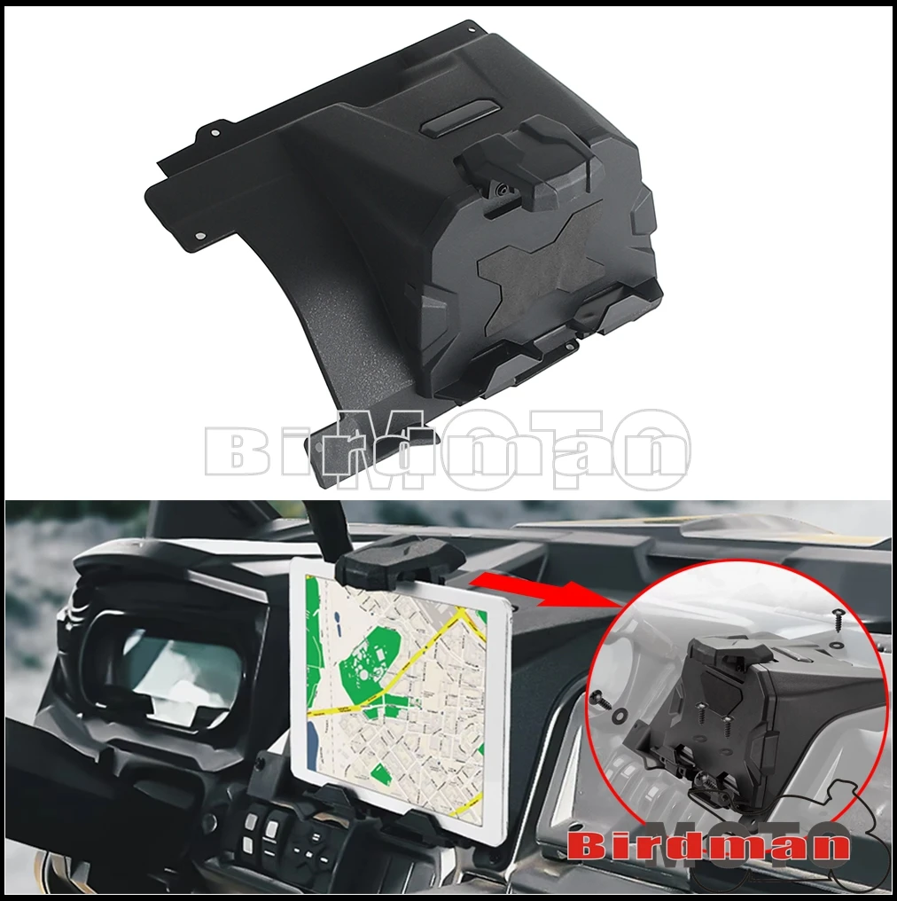 

UTV телефон, электронный планшет, устройство, навигатор, кронштейн для Can-Am Defender HD10 HD8 HD5 Max 2016-2023 2022, ящик для хранения GPS, ATV