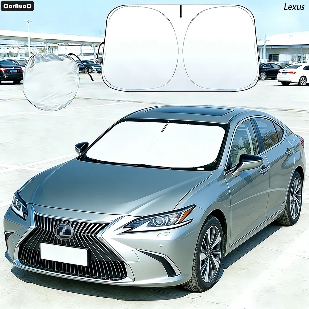 

Car Windshield Sun Shade For Lexus ES 2019-2026 Sunshade Sun Visor Protector UV Heat Shield