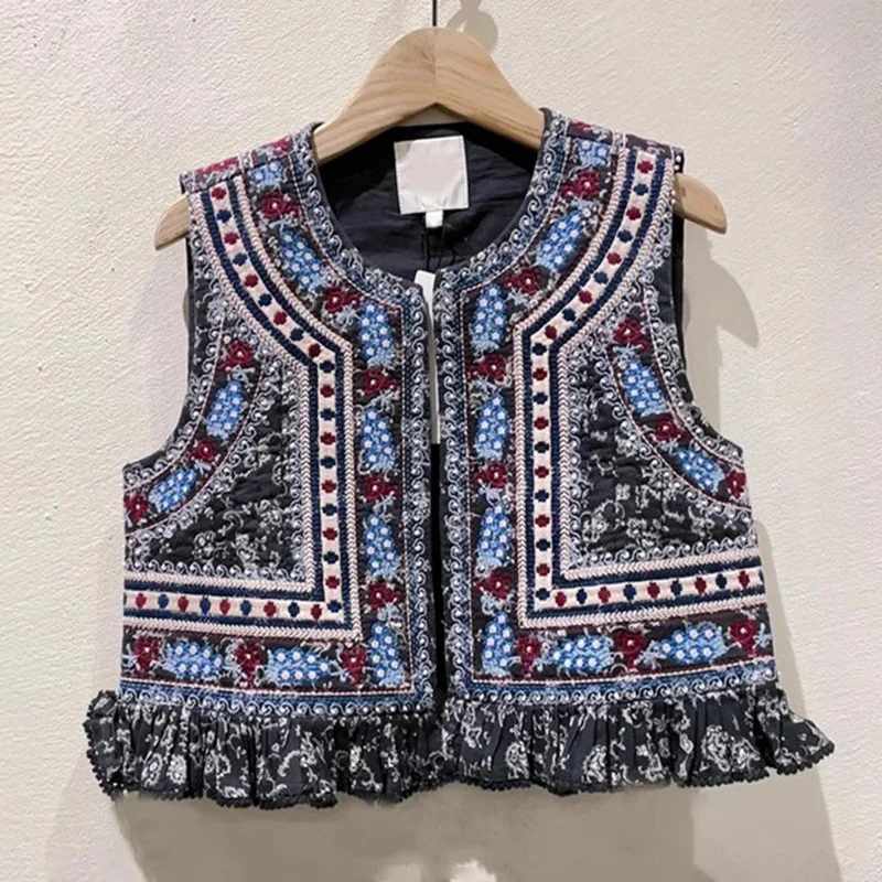 

Religious Ethnic Traditional Design Women's T-Shirt Vest for Spring Summer 2024