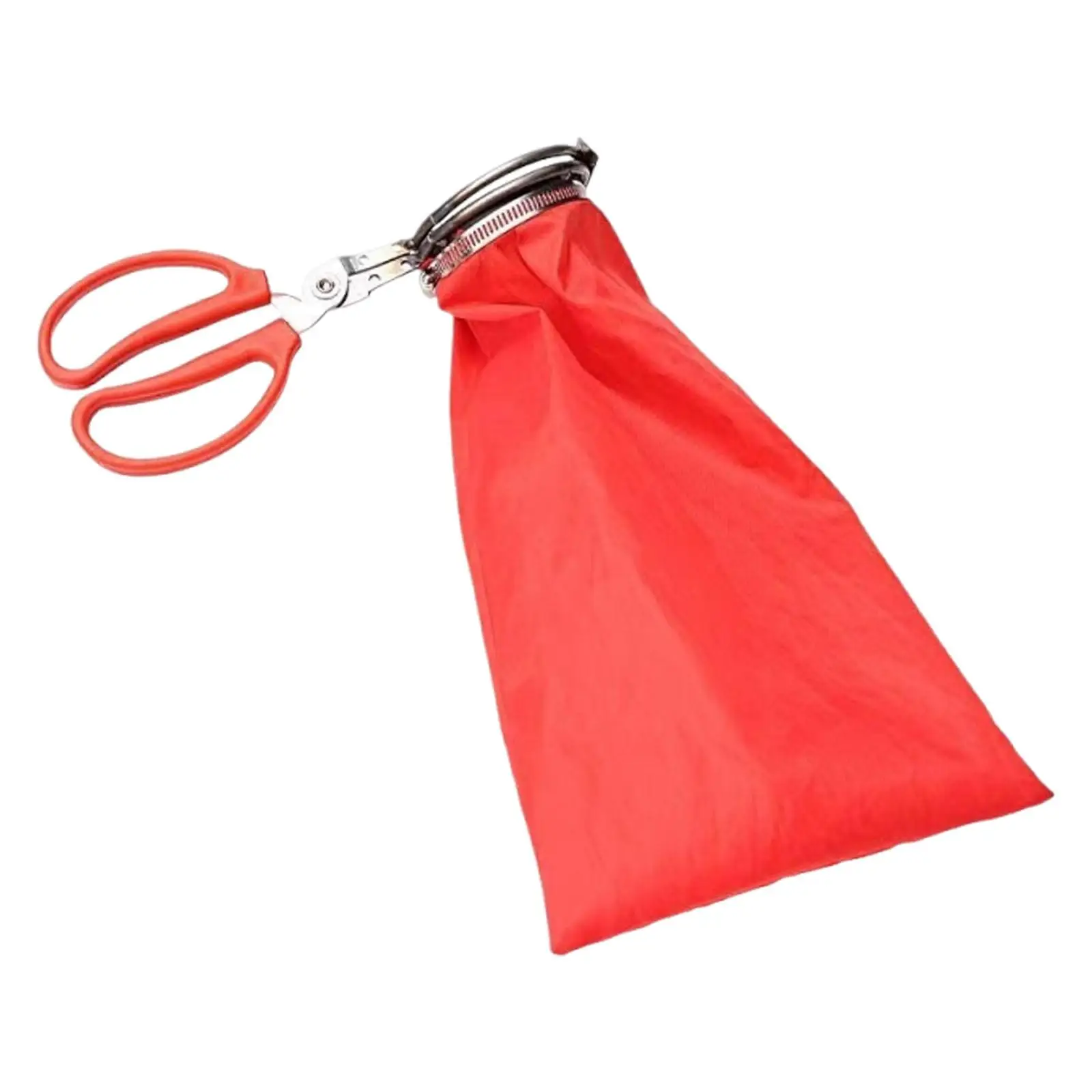 Fruit Picker Manual Efficient Professional Sturdy High Performance Agricultural Accessory with Bag Pepper Picking Tool Scissors