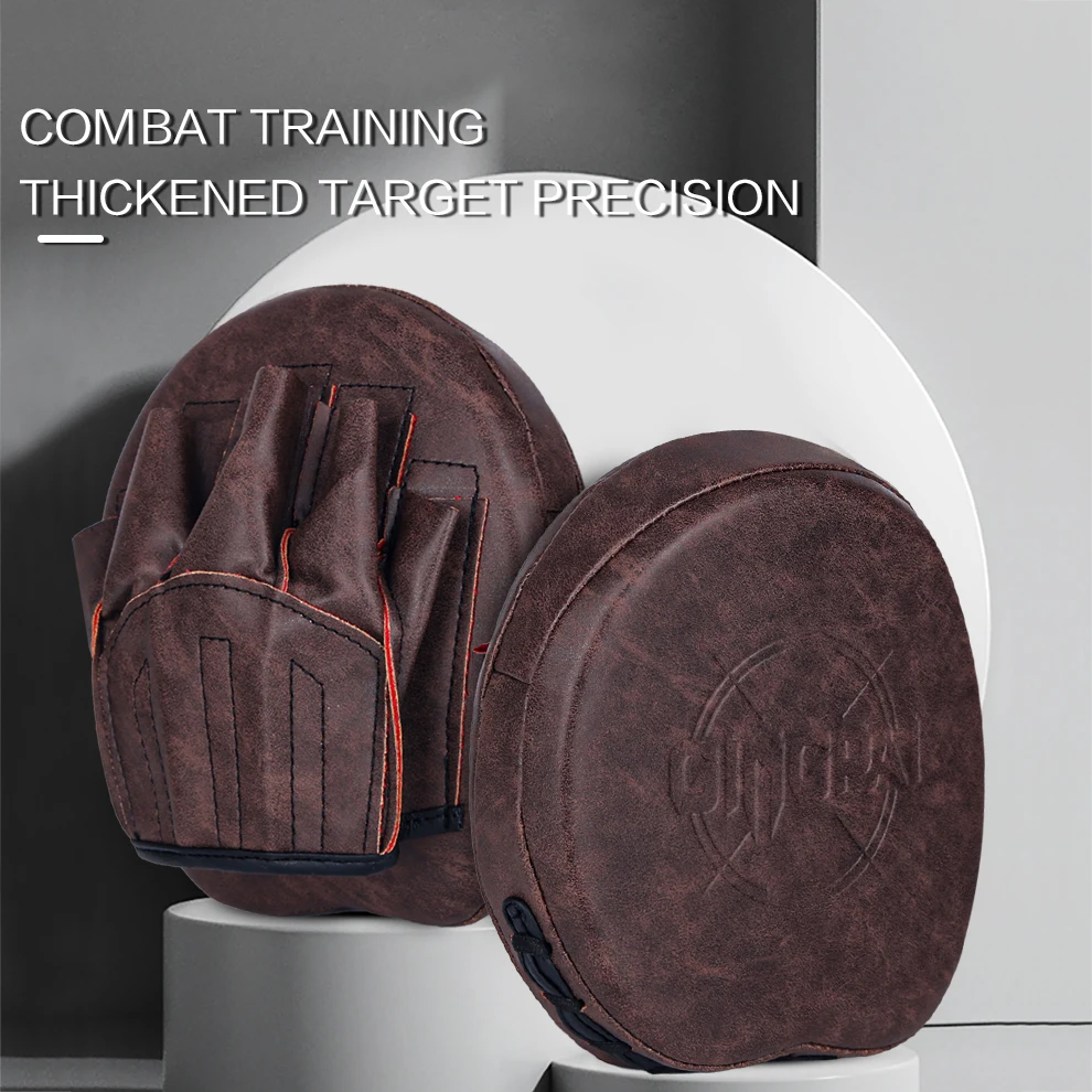 

Boxer target microfiber skin combat training precision target Muay Thai Sanda sparring curved small hand target razor target