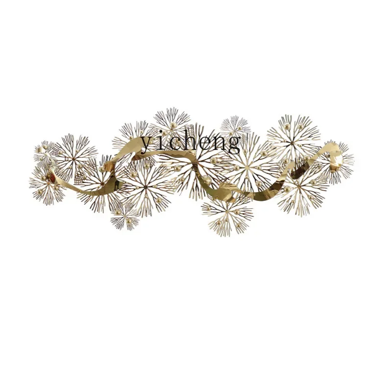 BJ-17  living room sofa background wall decoration pendant three-dimensional wall decoration metal wrought iron