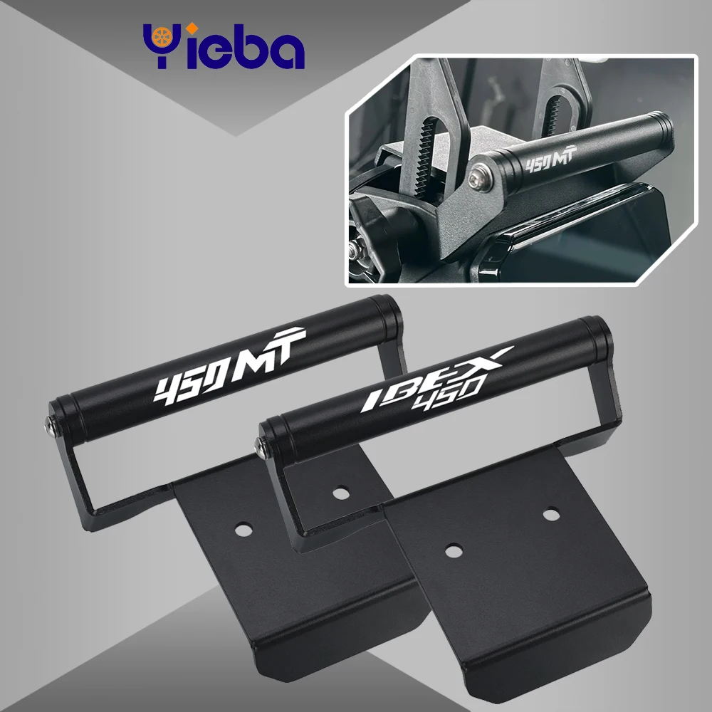 

For CFMOTO 450MT Handlebar Extension GPS Navigation Holder CF-MOTO IBEX 450 MT Motorcycle Sat Nav Bracket Mobile Phone Support