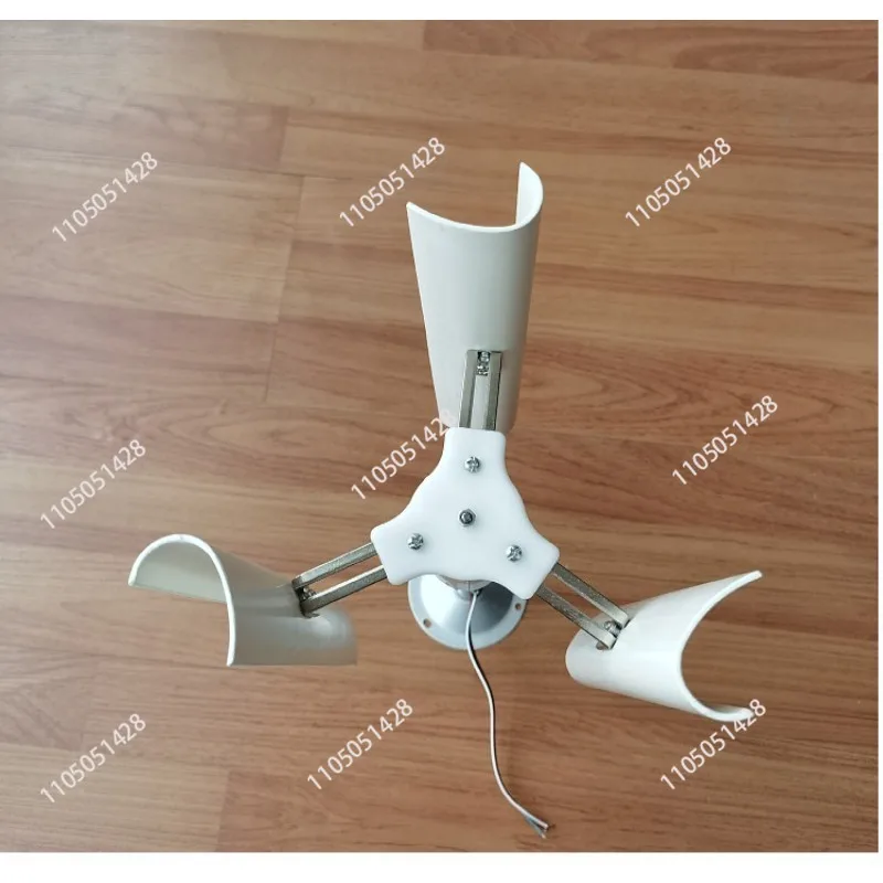 Vertical Five-blade Wind Generator Model Three-phase Permanent Magnet Brushless Generator Low-speed Windmill Portable Tools