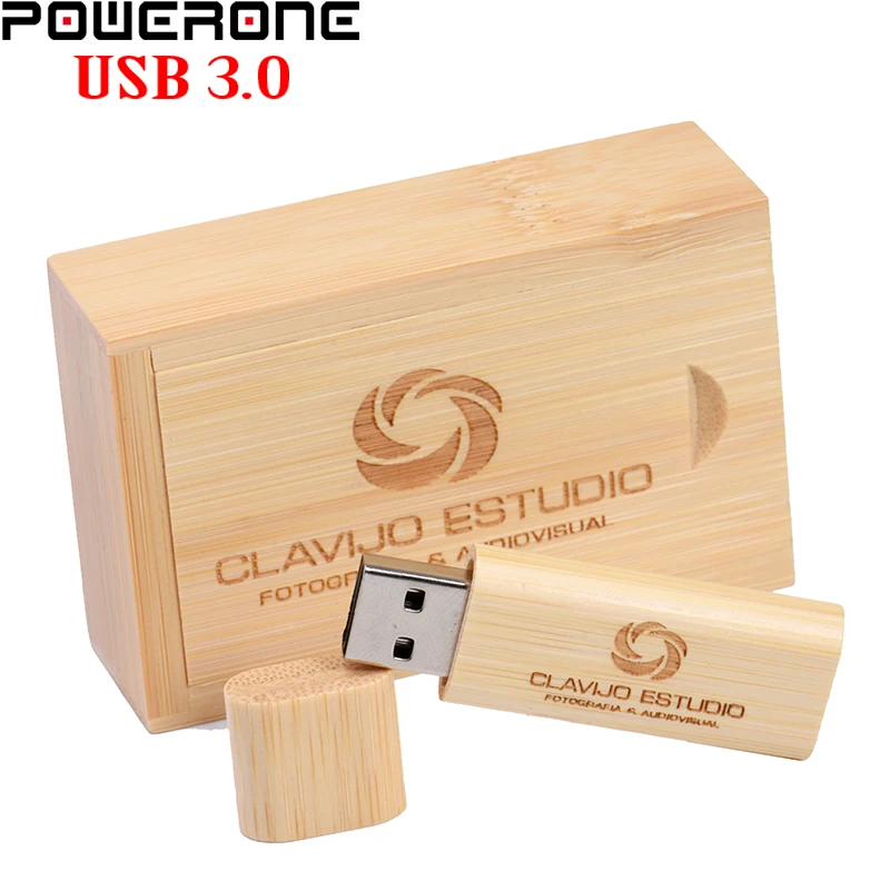 Free LOGO Wooden High Speed Flash Drive 64GB Wedding Gift USB 3.0 Pen Drives 16G Beautiful Memory Stick 32GB TV External Storage