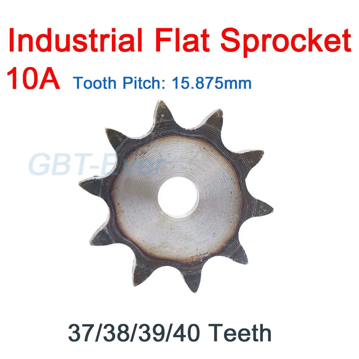 

1 шт. 10A 37/38/39/40 зубчатый привод, плоская звездочка, высота цепи 15,875 мм, промышленная звездочка, колесо