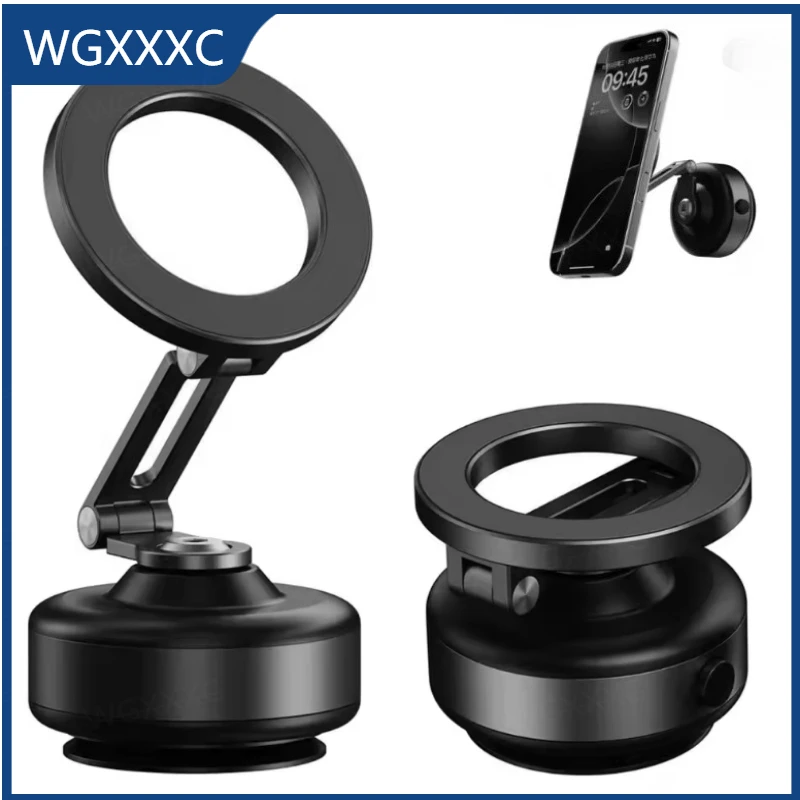 

Fully Automatic Adsorption Bracket Foldable Navigation Stand Anti-shake Vacuum 360 Degree Rotating Magnetic Car Phone Holder