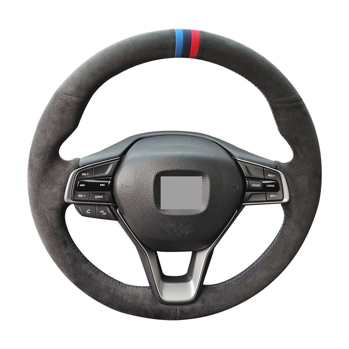 High Quality Genuine Leather Suede Steering Wheel Cover Car Accessories Specifically for Honda ACCORD 10 EX LX HYBRID / INSIGHT