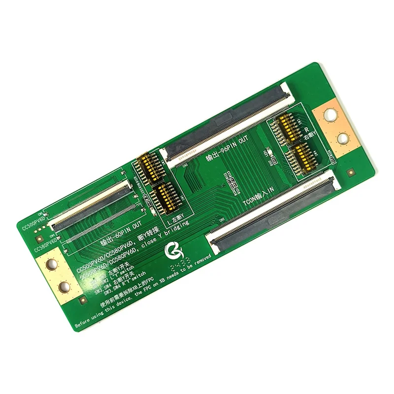 X12A-CC500PV6D Close Y Bridging Adapter Plate TCON In 60P 96P OUT Y Bridging Adapter Board