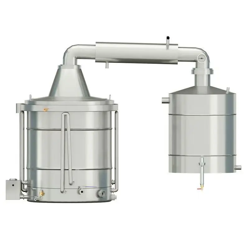 304 stainless steel double-layer brewing equipment, high-efficiency distillation household small brewing equipment
