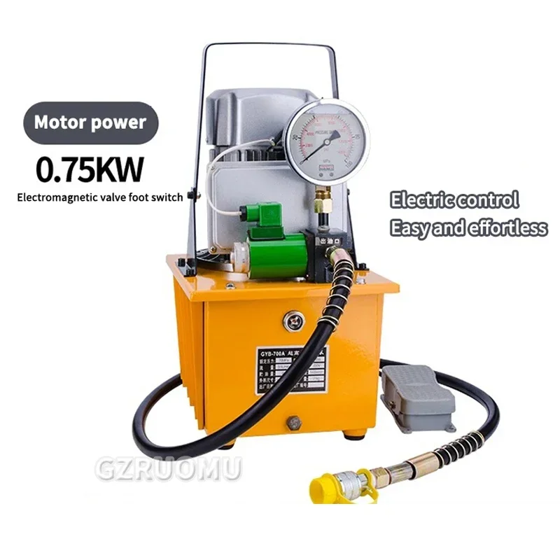 

GYB-630B/700A 750W Electric Hydraulic Pump Ultra High Pressure Electric Pump Hydraulic Oil Station High Pressure Oil Pump Tools