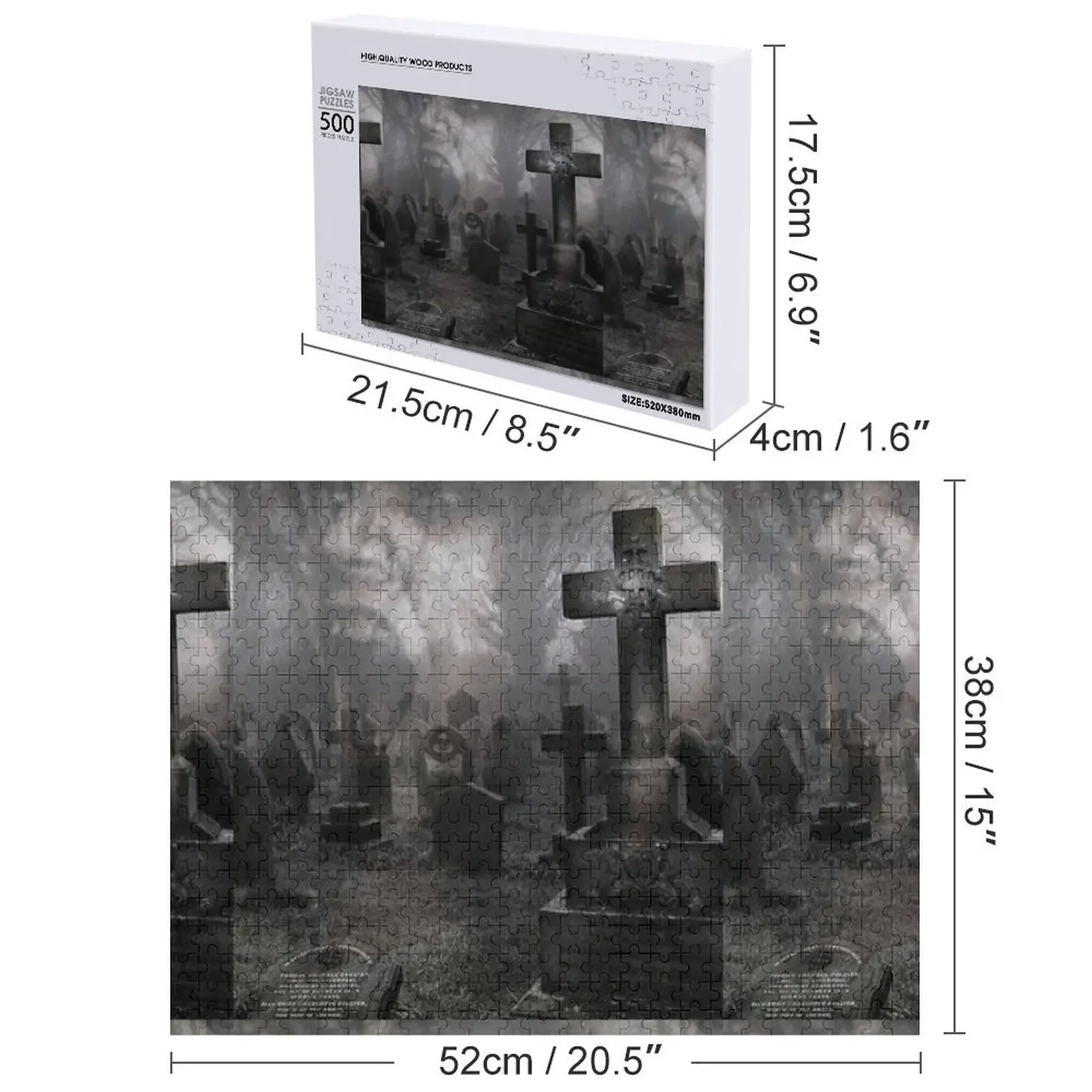 Puzzle na cmentarz, puzzle dla dzieci z własnymi elementami, drewniane puzzle dla dorosłych, kompozycje dla dzieci, puzzle.