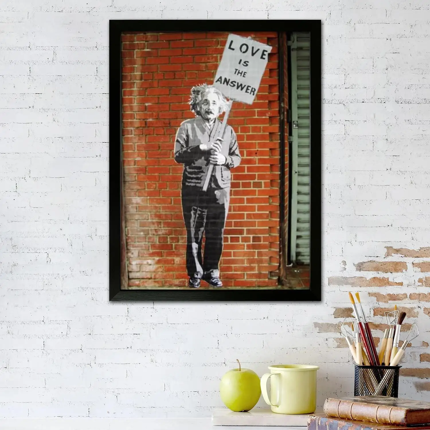 banksy Canvas Art Poster and Wall Art, Picture Print, Modern Family, Bedroom Decor, Posters,Decorative painting