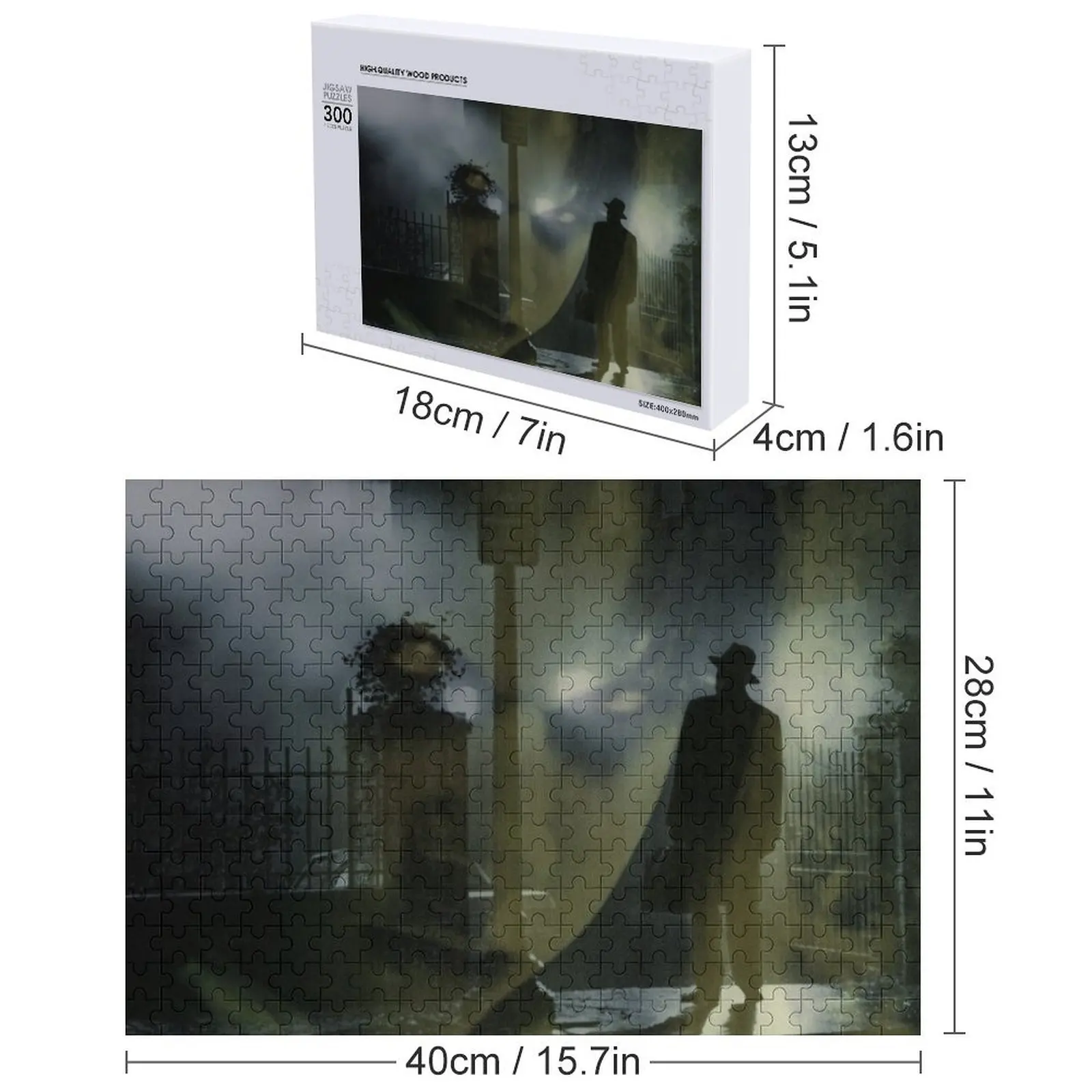 L'exorciste film d'horreur Puzzle Puzzle pour enfants personnalisé bois personnalisé bébé objet Puzzle