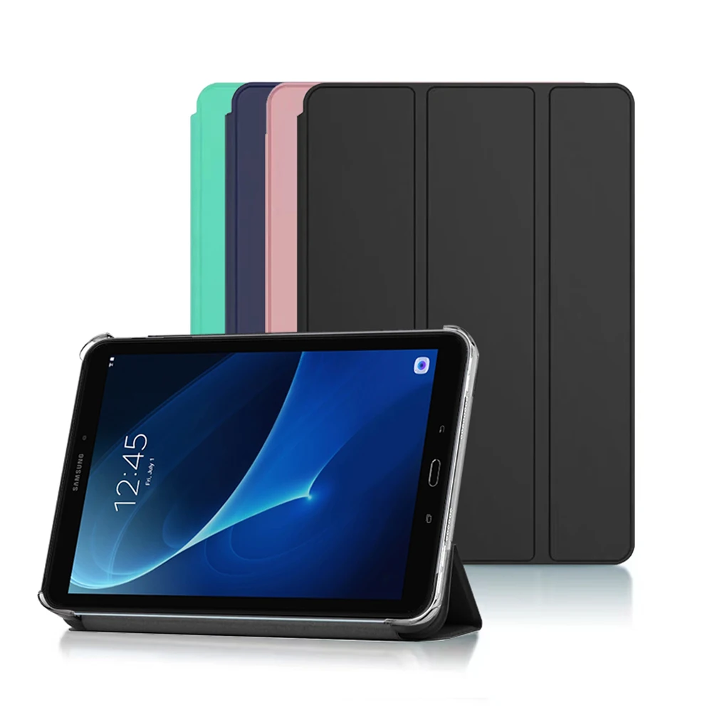 Flip Tablet Case For Samsung Galaxy Tab A A6 10.1'' (2016) T580 Funda PU Leather Smart Cover For SM-T580 SM-T585 Folio Capa