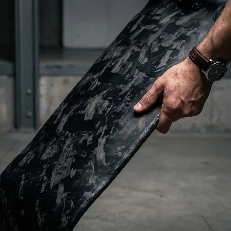 Flagship Forged Marble Carbon Fiber Skateboard Deck 8.5mm Ultra-thin Epoxy Bonding 378kg Impact Grade Customization [Deck Only]