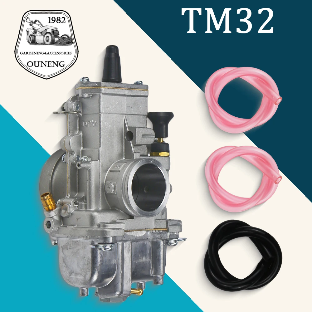 

Motorcycle Carburetor TM32 32mm Carburetor For Yamaha Honda Mikuni Kawasaki Suzuki 2/4 Stroke Engine Motorcycle Accessories