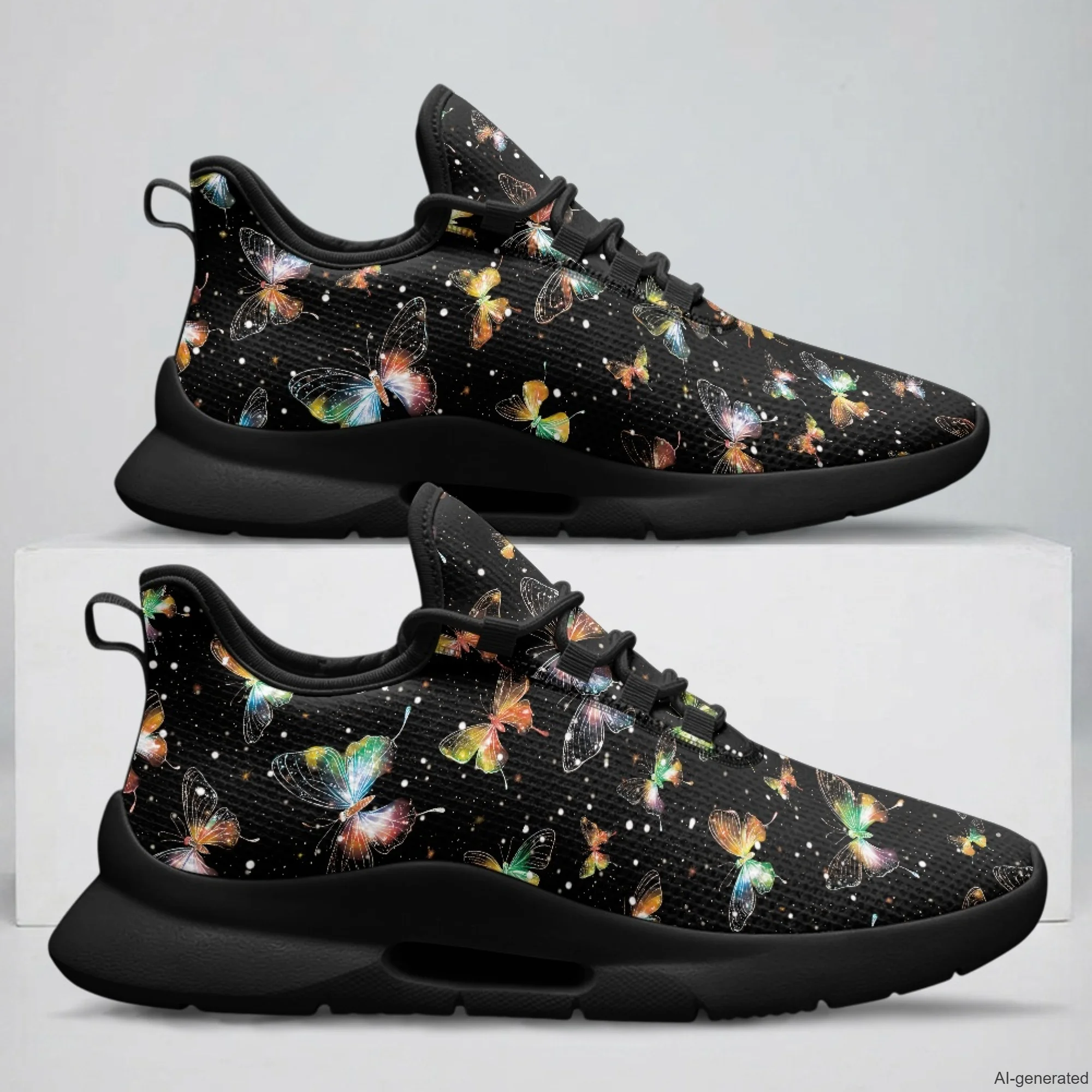 XIXIRIMIDO Herren-Sneaker 2026, Schnür-Freizeitschuhe für Krankenschwestern, Krankenschwester-Sneaker, Hausschuhe, Sportschuhe, Damen-Schmetterlingsschuhe