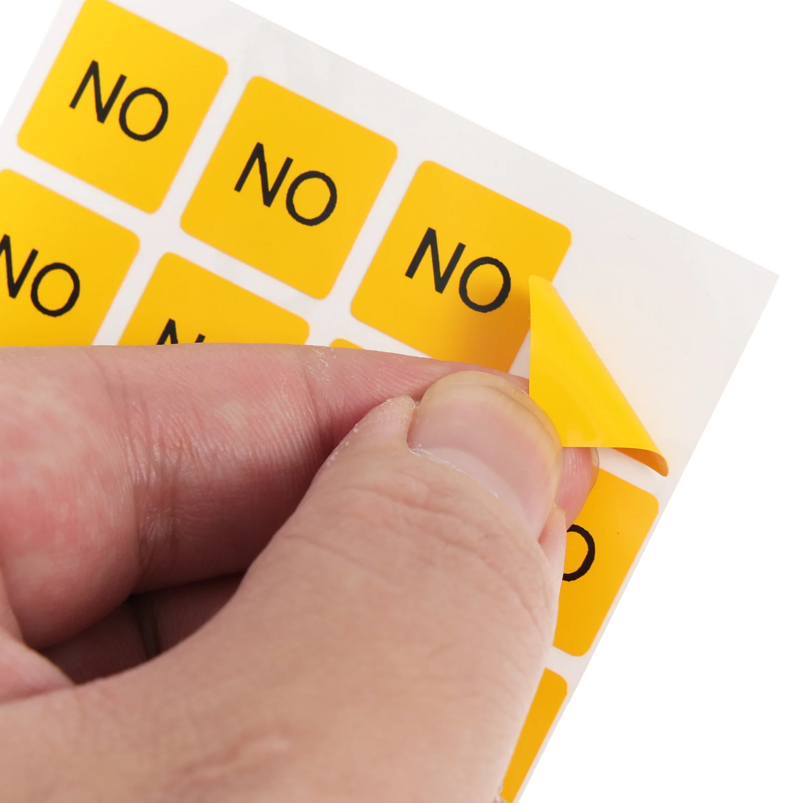 

20 Pcs Warning Sign Sticker Safety Label Stickers Self-adhesive Water Proof Classical Design Device Pvc Factory