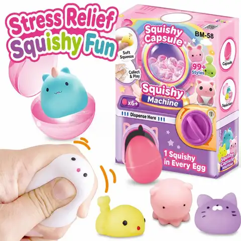 Nouvelle machine à œufs torsadés en boîte en papier pour enfants, petite machine à œufs torsadés tendance, petit cadeau surprise, boule amusante, jouet œuf