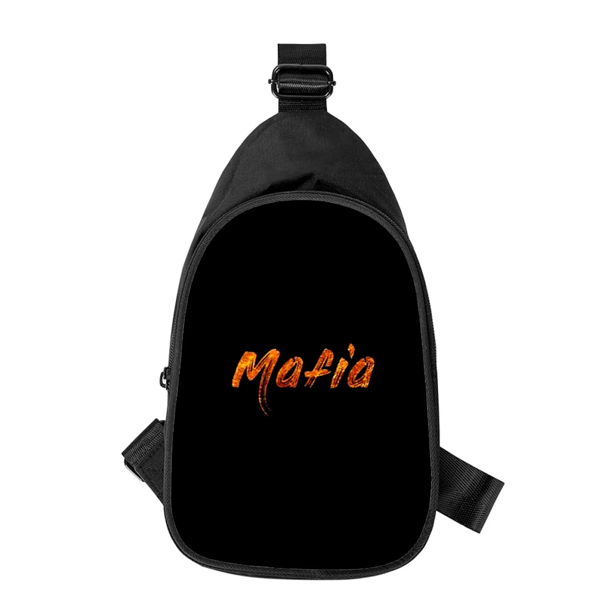 The Russian Mafia-Bolso cruzado con estampado 3D para hombre y mujer, bolso de hombro Diagonal, riñonera escolar para marido, paquete de pecho para hombre