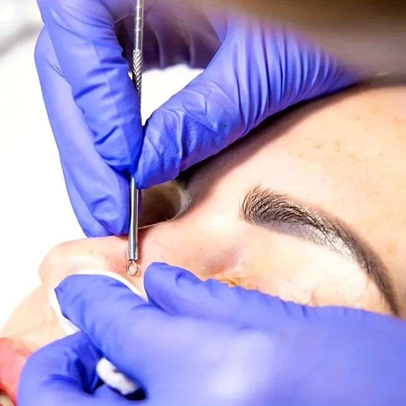 4pcs Set of Premium Stainless Steel Precision Tweezers , Blackhead, And Pimple Remover, Professional Facial Care Tweezers Acne