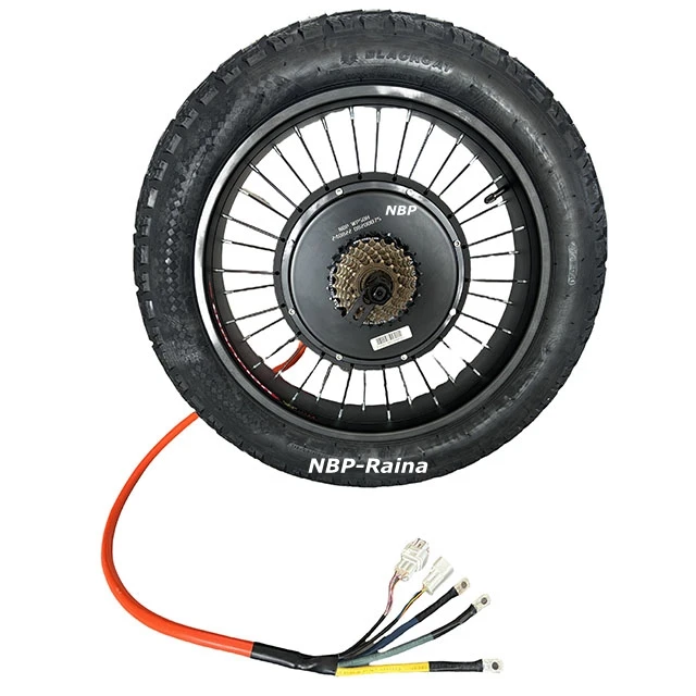 

MSQS205 Motor Wheel V4 50H 3T 3.5T 4T 5T 72V5000W 150/170/190mm 20"26''x4.0 Fat Tire Electric Bike Bicycle Hub Motor Wheel 1S/7S