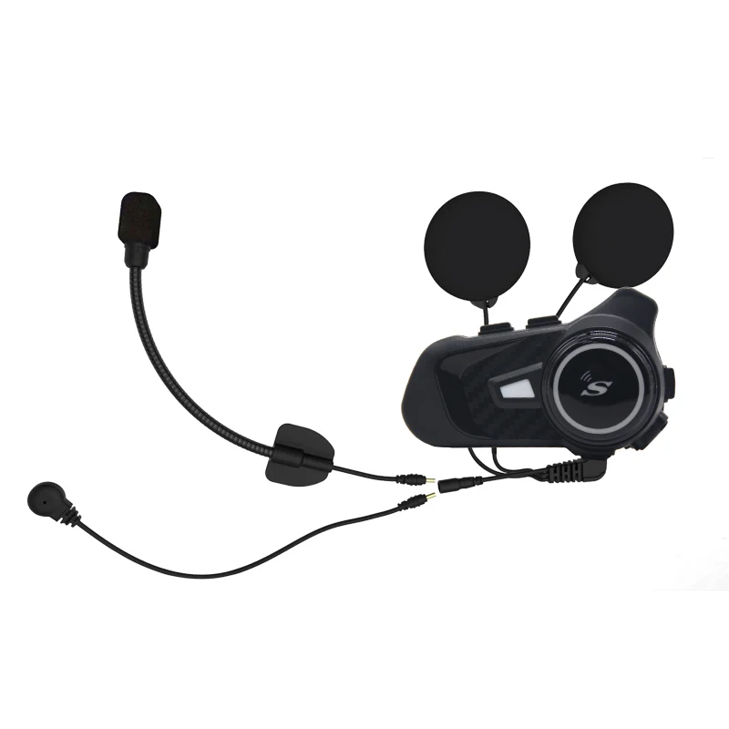 

Переговорный телефон Мотоцикл BT Переговорная Bluetooth-гарнитура Поддержка 2-3 гонщиков Интерком, Intercomunicador Para Moto Bluetooth
