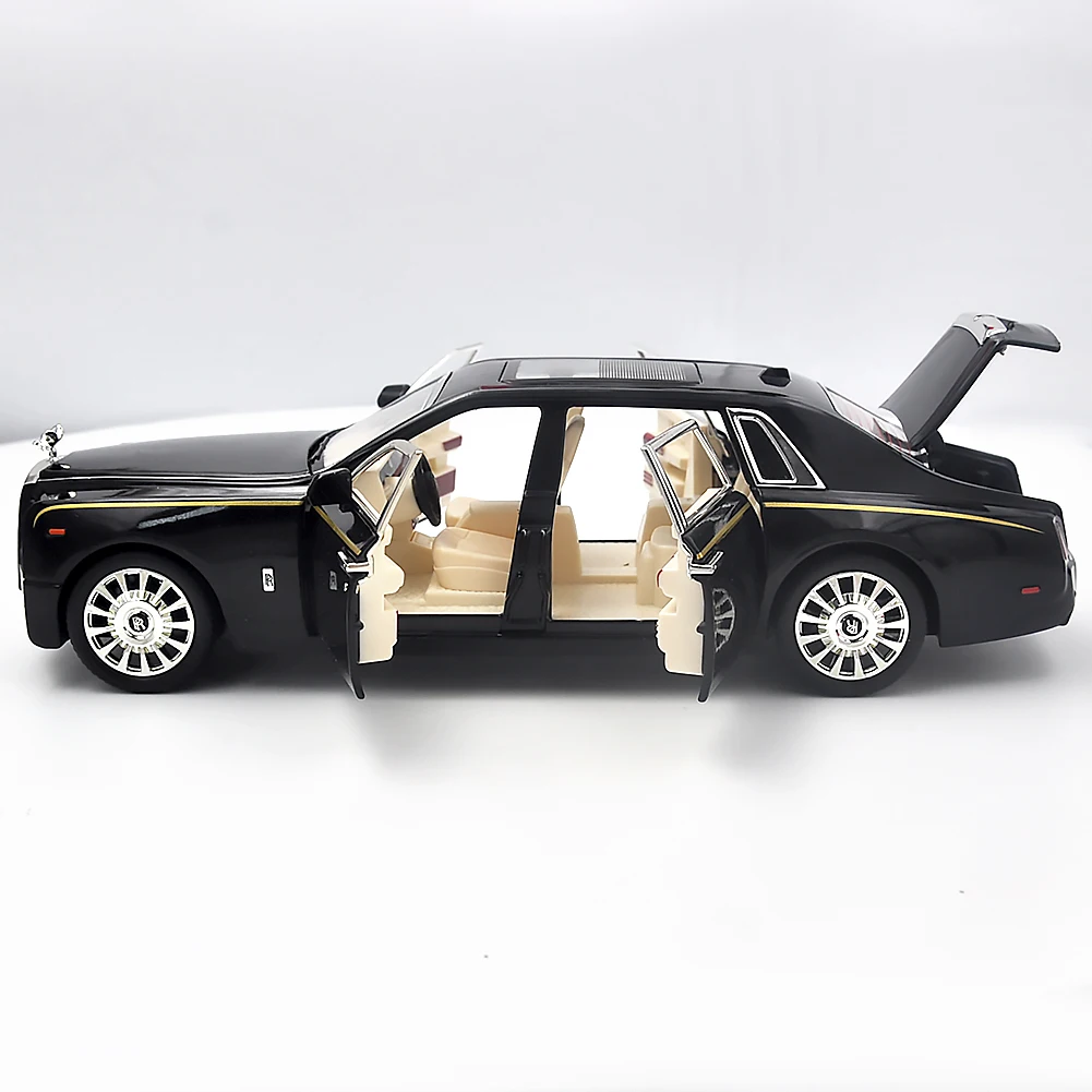 1/24 Phantom die-casting car model simulation metal car model with pull-back function 6 doors children's toys