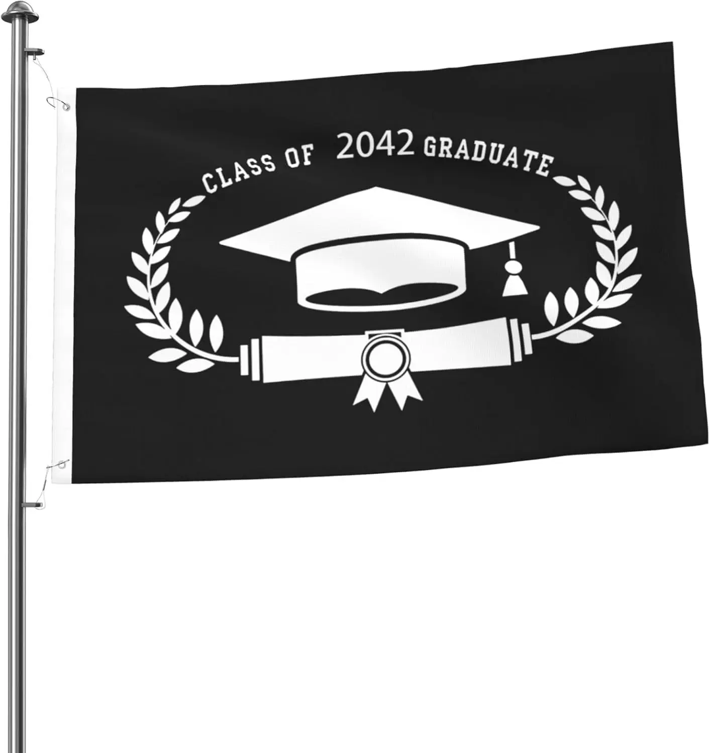 Flagnshow 1000% Polyester 2042 Graduate Class Flags